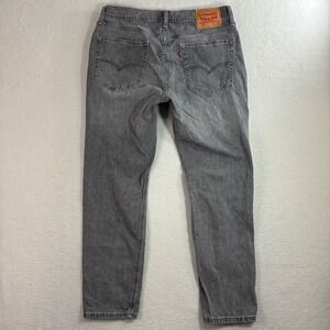 Levi 531 Athletic Slim Jeans Mens 36x31 Gray Distressed Stretch Casual Denim